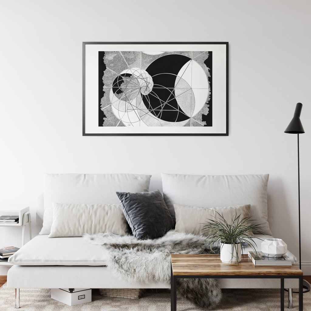 Eclipse - Geometric Fine Art Print