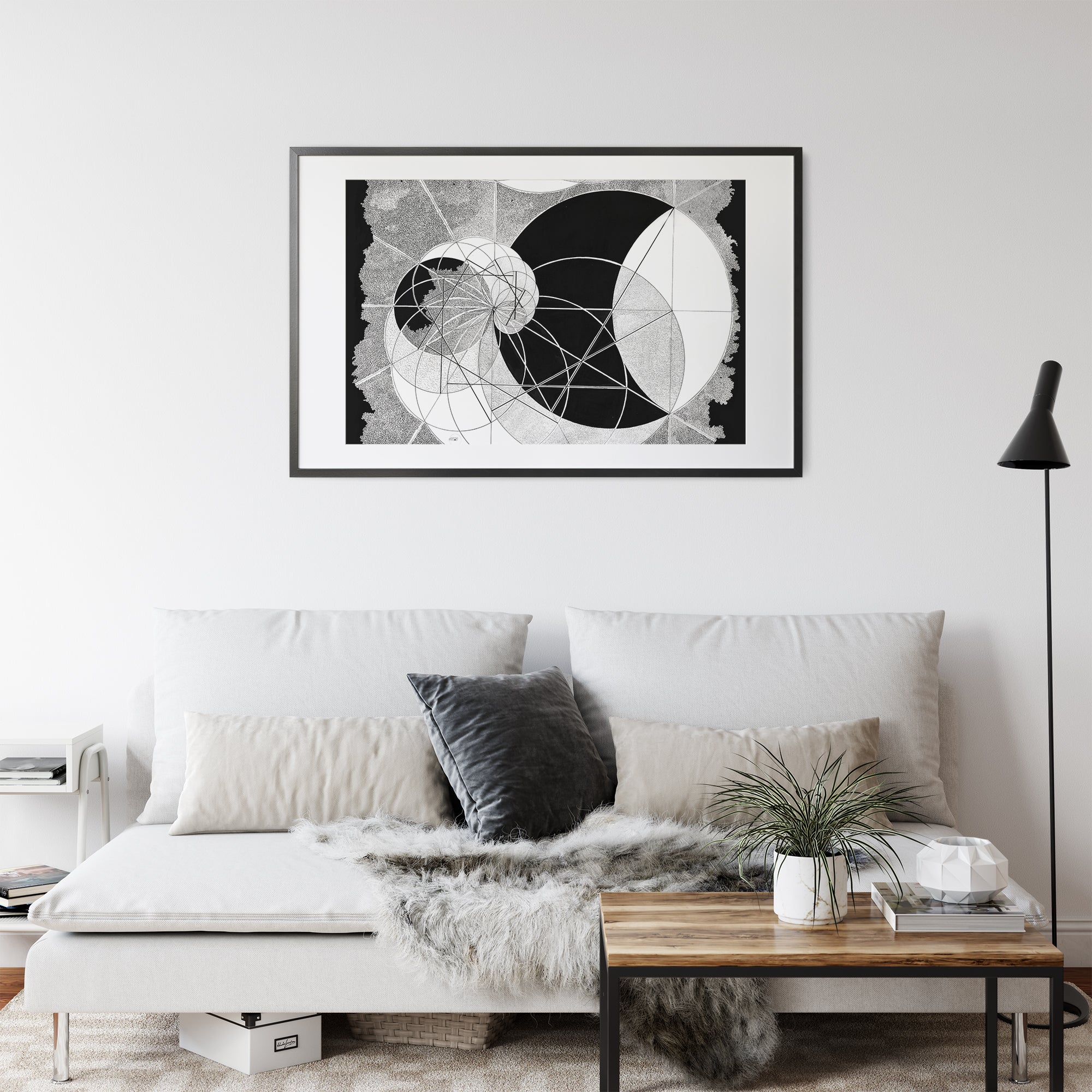 Eclipse - Geometric Fine Art Print