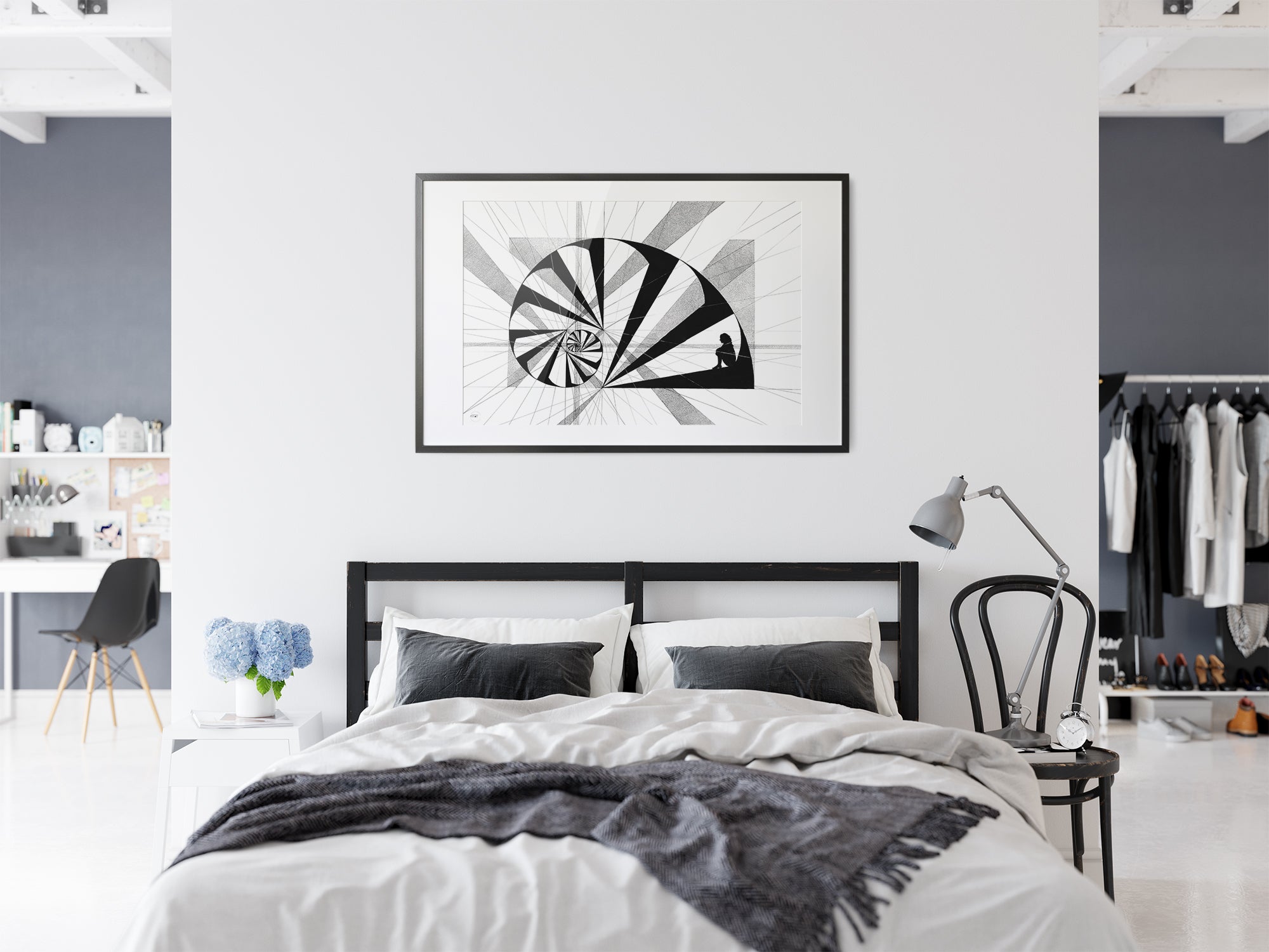 Echo of Fibonacci - Geometric Fine Art Print