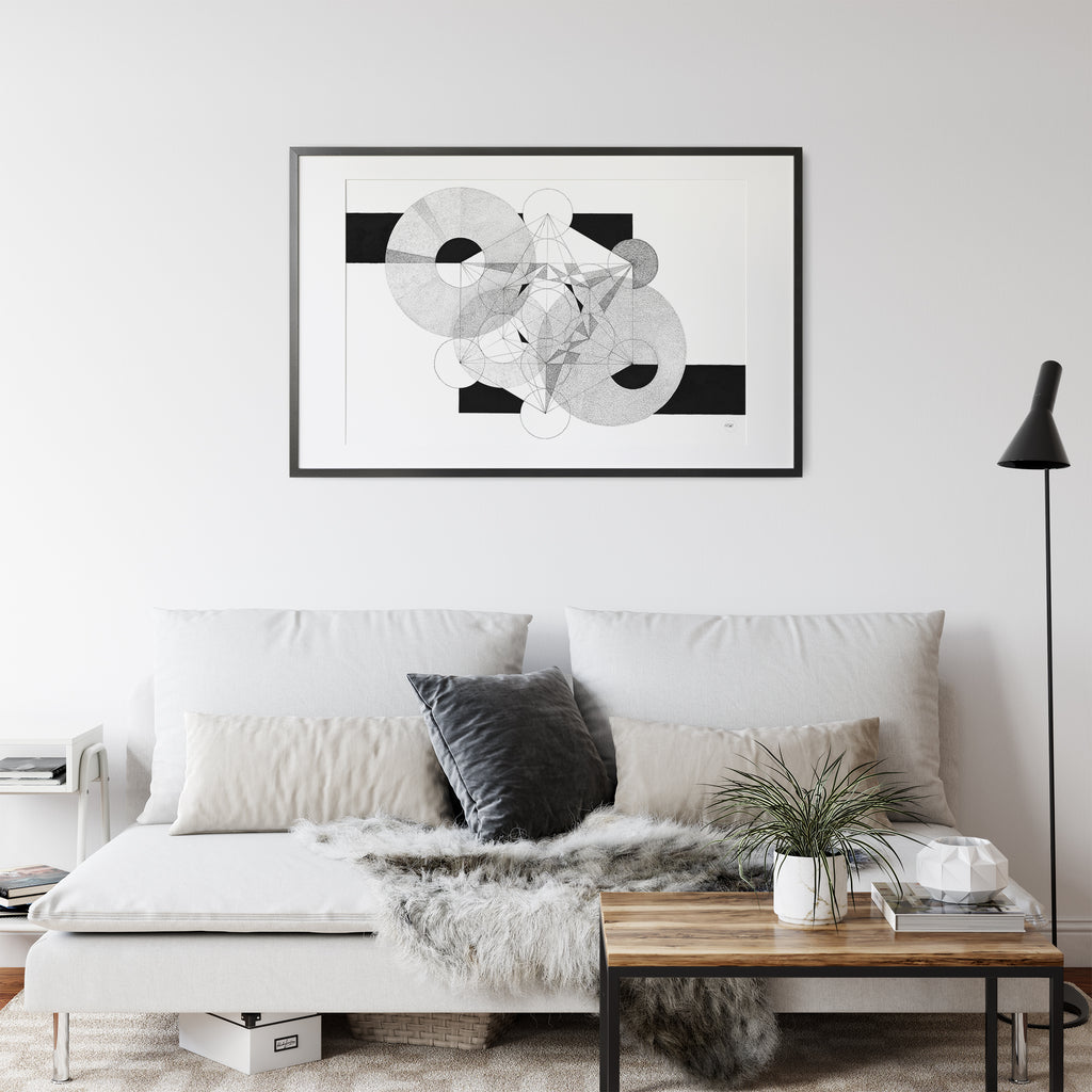 Metatron Geometry – Fine Art Print